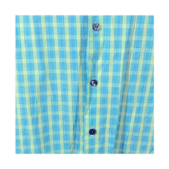 Apt 9 Premier Flex Plaid Slim Fit Button-Down Shirt Medium NWOT - Picture 9 of 15